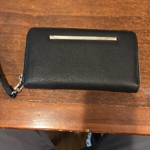Steve Madden Black Wristlet